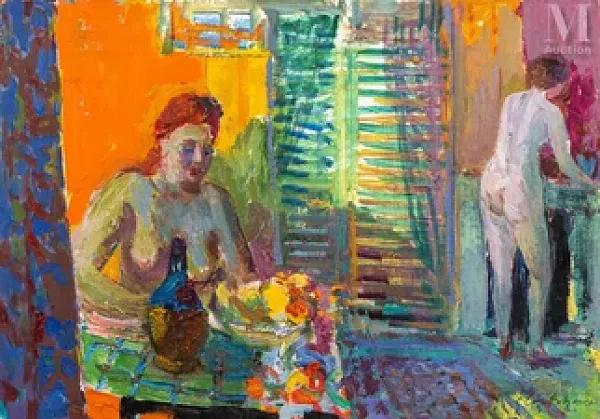 Femmes nues dans un intérieur