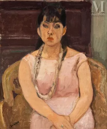 Portrait de la fille de l'artiste