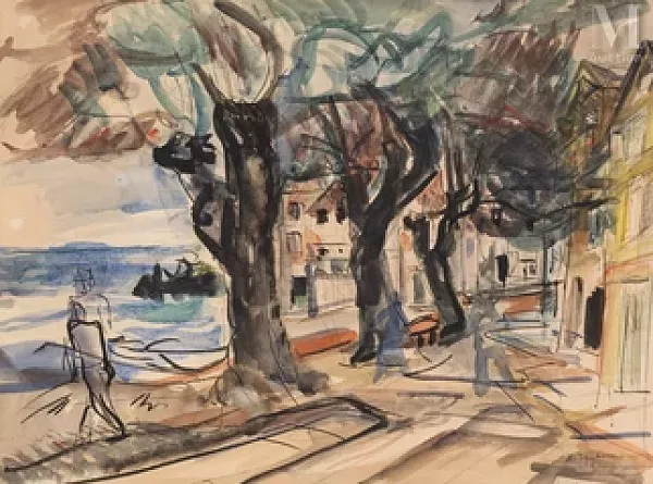 Passants à Erbalunga, Corse
