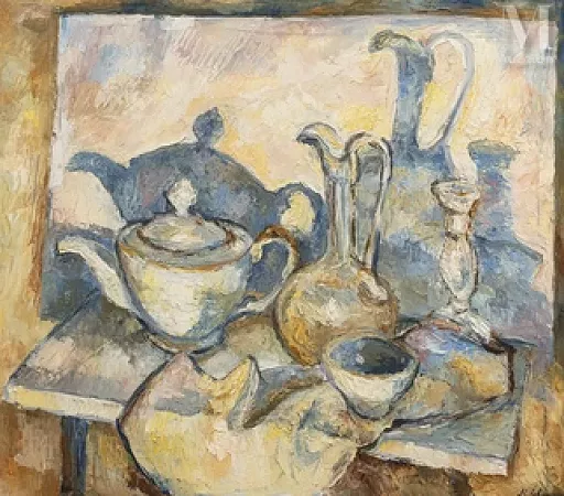 Nature morte à la théière