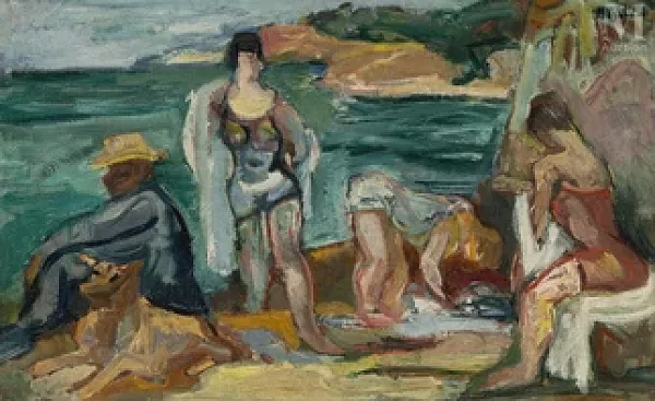Scène de plage