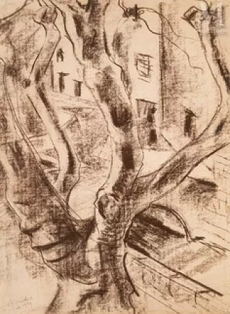 L'arbre dans le village