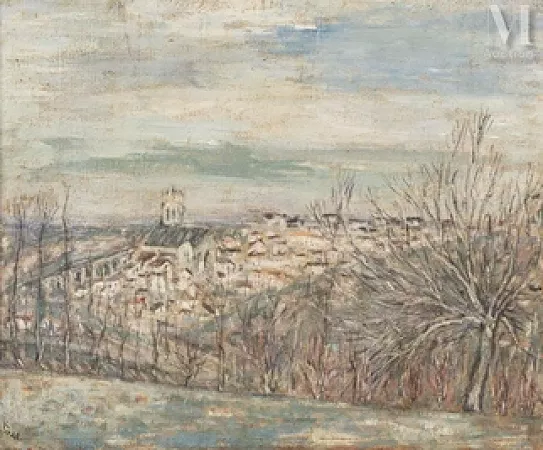 Vue surplombant la ville de Bellac