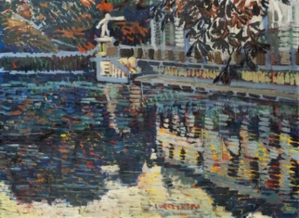 Reflets aux abords de la propriété