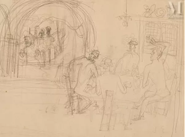 Scène de cabaret