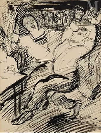 Scène de cabaret