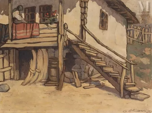 Village de campagne en Roumanie