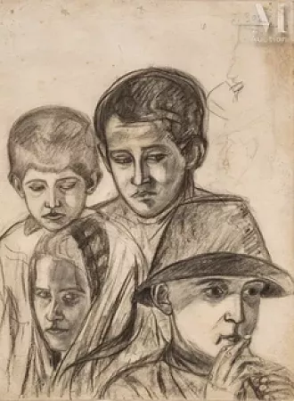 Visages d'enfants
