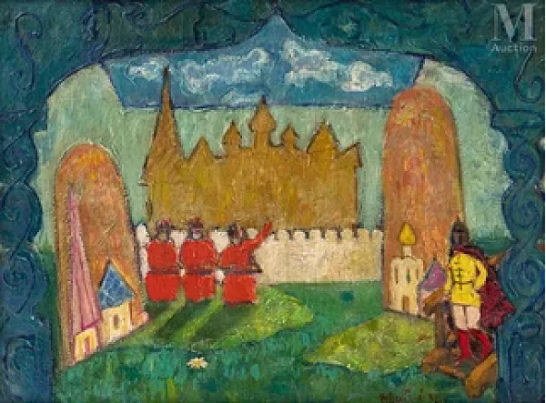 Trois joueurs de guzla