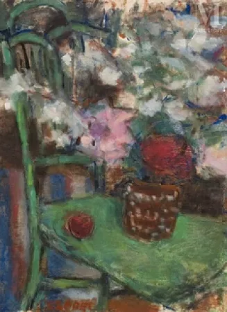Nature morte à la chaise verte