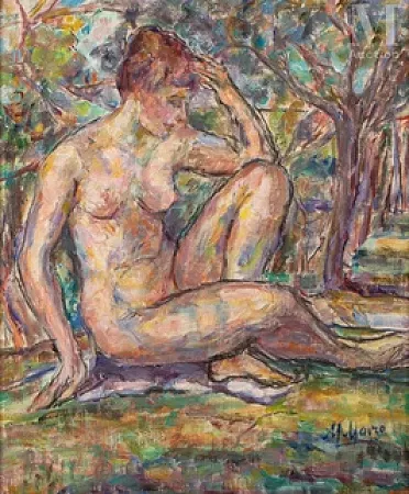 Nu dans le jardin