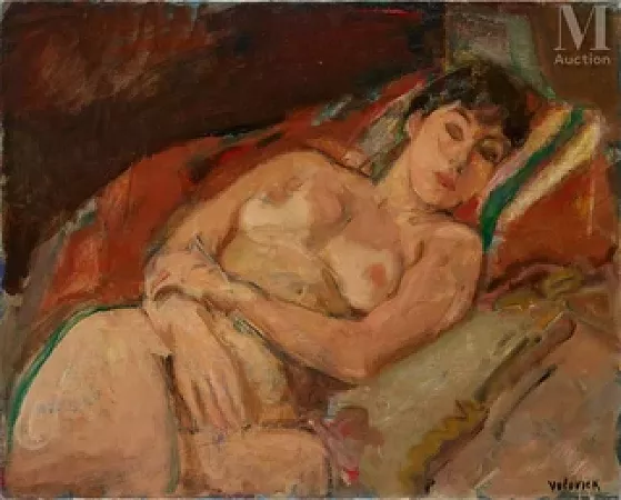 Nu de femme allongée