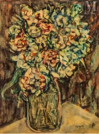 Bouquet de fleurs dans un vase