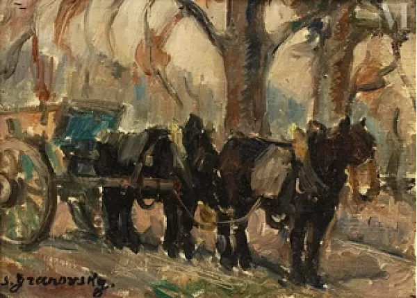Attelage de chevaux