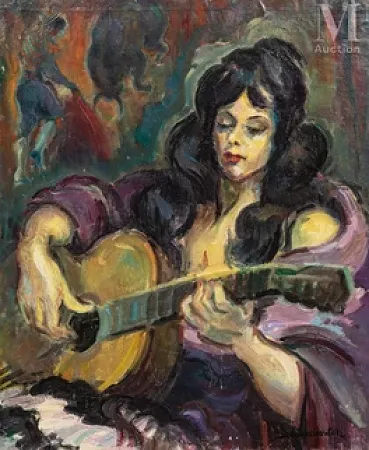 Femme à la guitare
