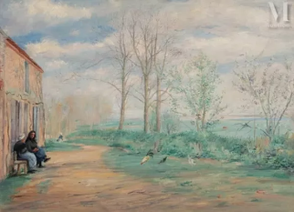 Scène de vie à la campagne