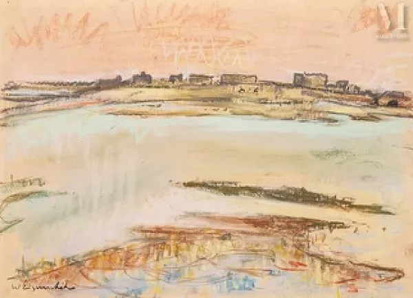 Paysage / Paysage aux arbres