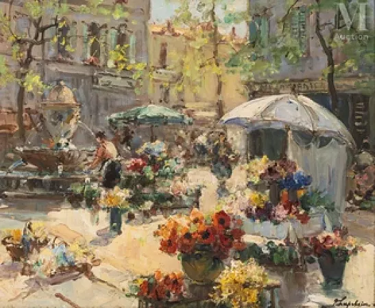Marché aux fleurs à Toulon