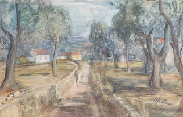 Promenade dans le chemin provençal