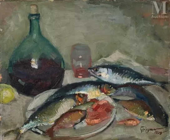 Nature morte aux poissons