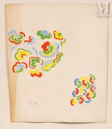 Projet de tissus aux décors floraux