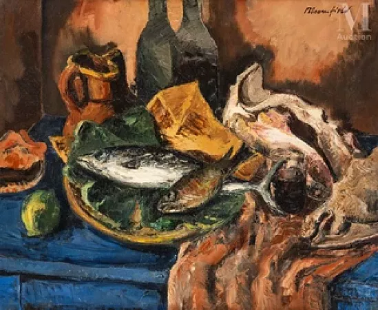 Nature morte aux poissons