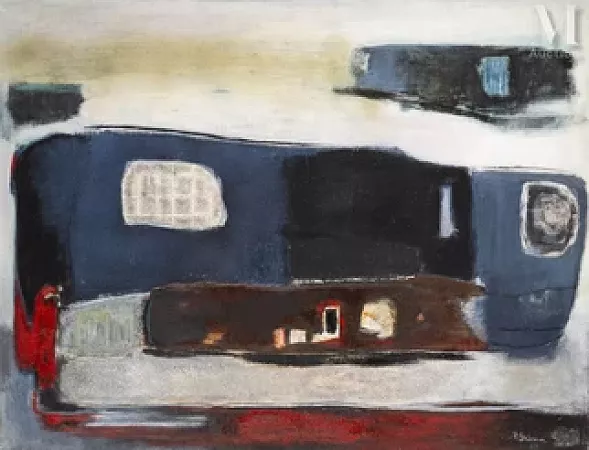 Composition abstraite aux volumes