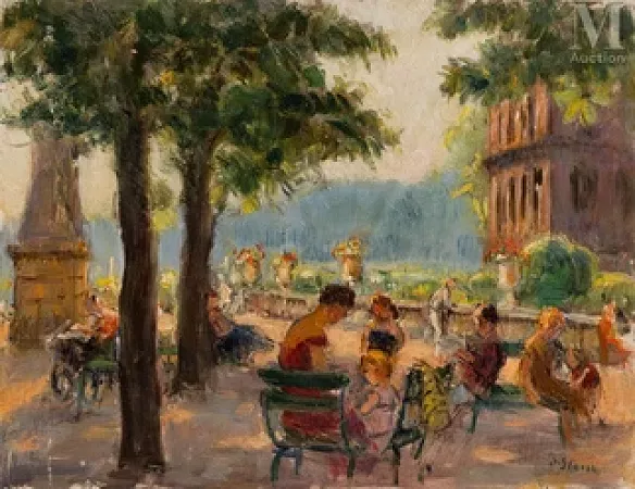 Familles au jardin du Luxembourg