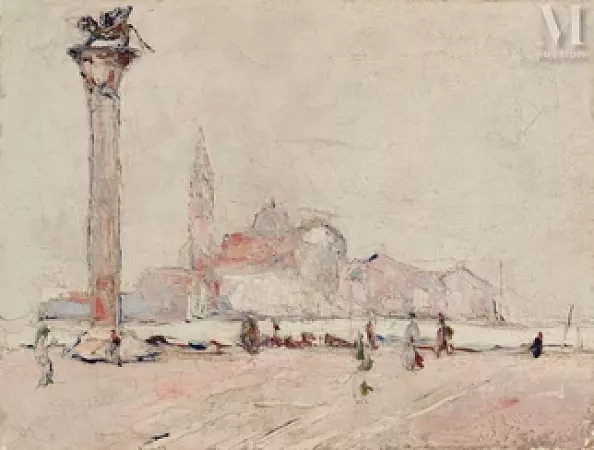 Basilique Santa Maria della Salute depuis la Piazzetta, Venise